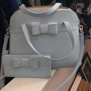 Kate Spade Bow purse with matching wallet